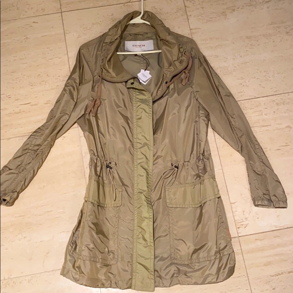 Coach long anorak